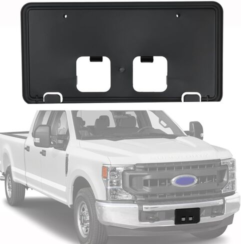 Replacement for Front Bumper License Plate Frame Bracket 1999-2004 Ford F250 F350 F450 F550 Super Duty 2000-2004 Ford Excursion F81Z-17A385-AA in Saudi Arabia