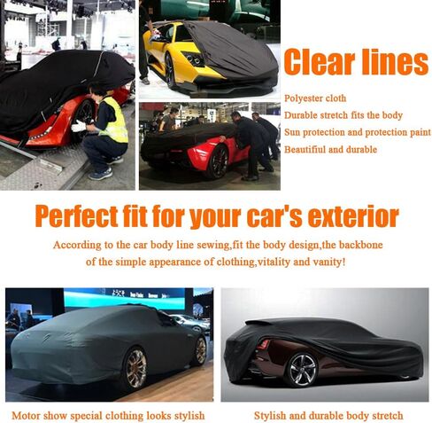 Custom Fit Indoor Car Cover Soft for Lancia Ypsilon Trevi Prisma Montecarlo Kappa Beta, Personalised Breathable Elastic Full Cover Dustproof,for Garage Auto Show in Saudi Arabia