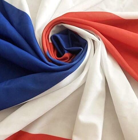 غطاء محرك السيارة Cover American Flag 3.3x5ft / 6x7ft Universal Fit للسيارات والشاحنات ومواد البوليستر المرنة مع السحابات الآمنة- يمكن غسلها- لافتة سيارة (S) in Saudi Arabia