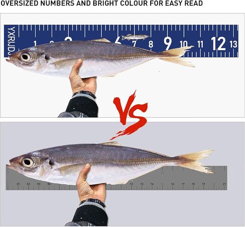 51 Inch Fishing Ruler for Boat Waterproof Fishing Measuring Tape Black Self Adhesive Reflective Boat Ruler Sticker Glow Tape in The Dark in Kuwait