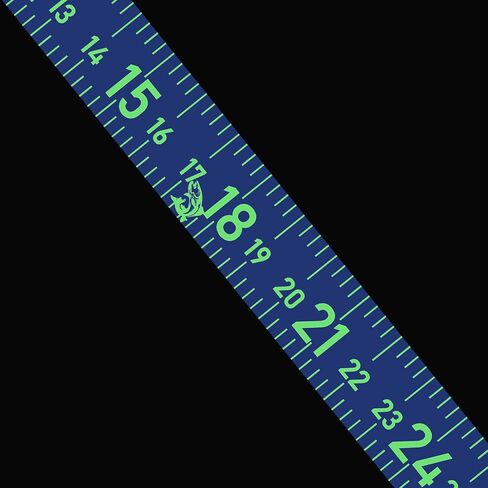 51 Inch Fishing Ruler for Boat Waterproof Fishing Measuring Tape Black Self Adhesive Reflective Boat Ruler Sticker Glow Tape in The Dark in Kuwait