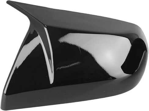 Mirror Cover Compatible With Cadillac CT4 ATS 2013-2024 Replacement Carbon Fiber Look/Gloss Black Rearview Cap(Glossy Black) in Saudi Arabia
