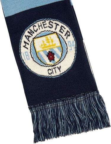 Icon Sports Officially Licensed International Soccer Clubs, Premium Acrylic Reversible Striped Unisex Soccer Scarf in Saudi Arabia