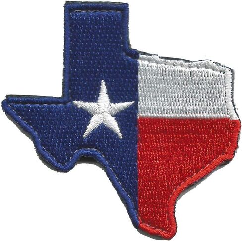 Die-Cut Tactical Texas Patch - Red White Blue in Saudi Arabia