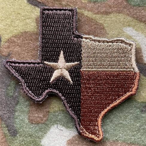 Die-Cut Tactical Texas Patch - Red White Blue in Saudi Arabia