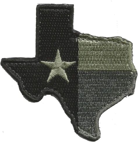 Die-Cut Tactical Texas Patch - Red White Blue in Saudi Arabia