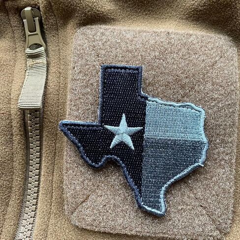Die-Cut Tactical Texas Patch - Red White Blue in Saudi Arabia