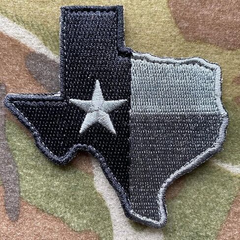 Die-Cut Tactical Texas Patch - Red White Blue in Saudi Arabia