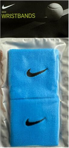 Nike Premier Swoosh Onewwide Wristbands -Soft ، رطوبة (زوج واحد ، عرض 2.5 ") in Kuwait