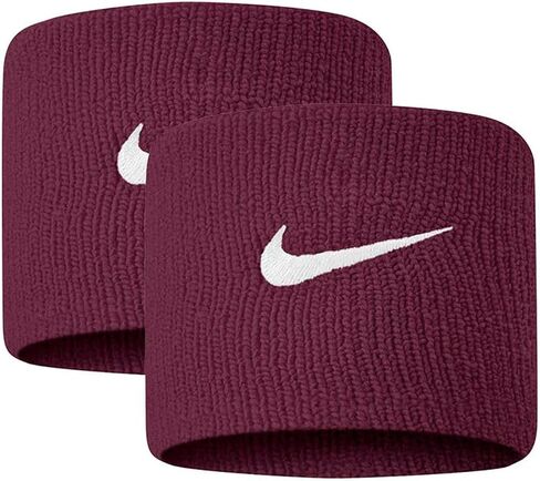 Nike Premier Swoosh Onewwide Wristbands -Soft ، رطوبة (زوج واحد ، عرض 2.5 ") in Kuwait