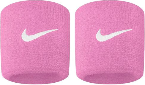 Nike Premier Swoosh Onewwide Wristbands -Soft ، رطوبة (زوج واحد ، عرض 2.5 ") in Kuwait