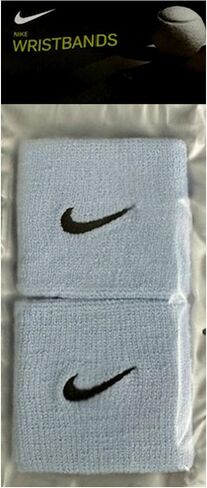 Nike Premier Swoosh Onewwide Wristbands -Soft ، رطوبة (زوج واحد ، عرض 2.5 ") in Kuwait
