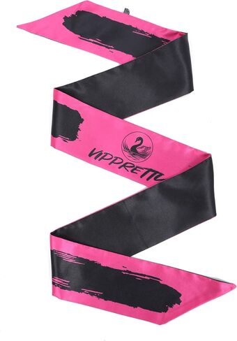 2Pcs Satin Edge Laying Scarf Scarves for Women's Lace Front Wig Non Slip Wigs Grip Band for Yoga, Makeup,Facial, Sport .One side black, One side brand pattern.Length 60 inch, Width 3.75 inch in Saudi Arabia