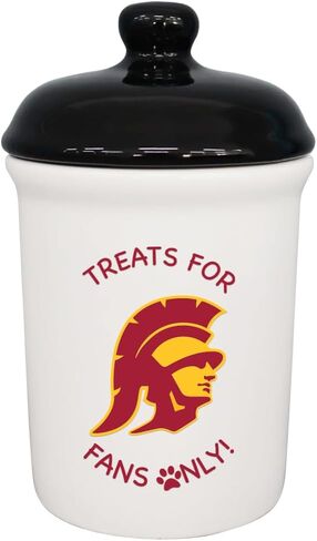 The Memory Company | Licensed NCAA Treats for Team Fans Only Ceramic Pet Treat Canister in Saudi Arabia