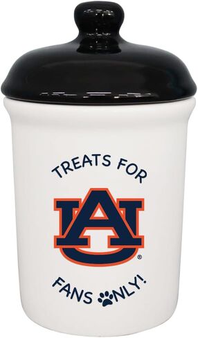 The Memory Company | Licensed NCAA Treats for Team Fans Only Ceramic Pet Treat Canister in Saudi Arabia