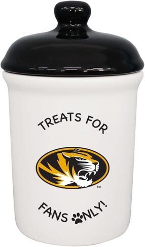The Memory Company | Licensed NCAA Treats for Team Fans Only Ceramic Pet Treat Canister in Saudi Arabia
