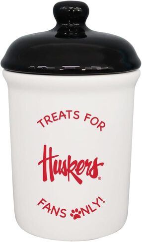 The Memory Company | Licensed NCAA Treats for Team Fans Only Ceramic Pet Treat Canister in Saudi Arabia