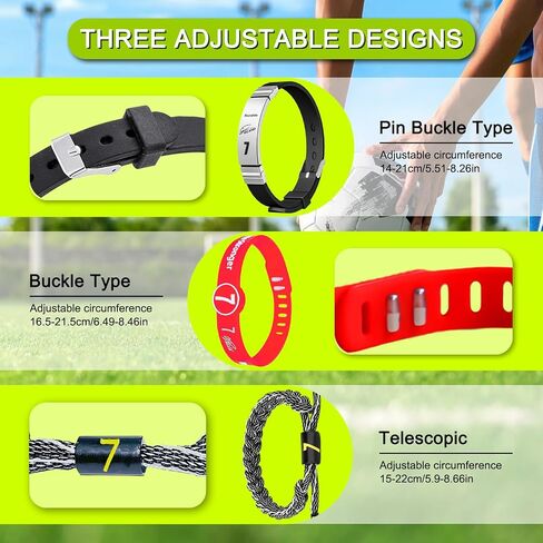 6pcs C.R No.7 Soccer Sports Bracelets Set Set ، Number.7 Titanium Steel Stelectible Wristband ، No.7 Soccer Star Necklace ، Number. in Saudi Arabia
