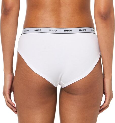 HUGO Men's 3-Pack Repeat Logo Cotton Stretch Briefs in Kuwait