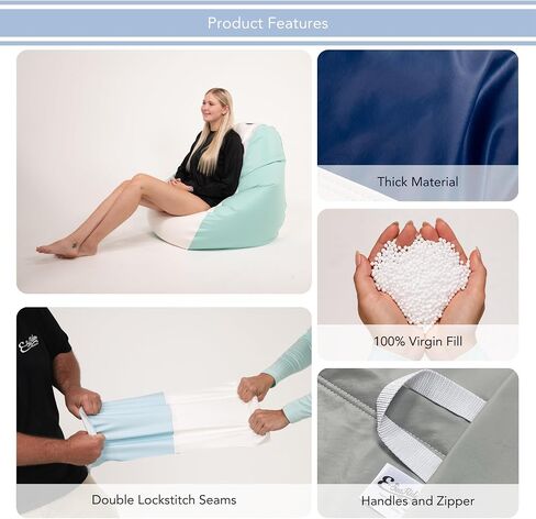 E-SeaRider Teardrop Marine Beanbag (Medium, Multi) in Saudi Arabia