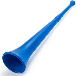 26 in. Plastic Vuvuzela Stadium Horn, Collapses to 14 in. - Blue in Saudi Arabia