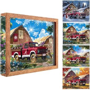 Sporticulture NCAA Virginia Tech Hokies LED Lite Box 10" x 8" – Backlit Picture Frame with 4 Seasonal Art Slides – Light Up Wall Display for Dorm Room, Game Day Decor, or Office in Kuwait