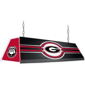 The Fan-Brand NCAA - Arkansas Razorbacks, Black Edge Glow Pool Table Light - Sports Team Bar Sign Décor - Home, Dorm, Garage, Office, Fan Cave, Garage in Saudi Arabia