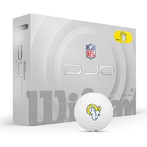 WILSON 2025 Duo Soft NFL Golf Ball - 12 Balls, White, Atlanta Falcons in Saudi Arabia