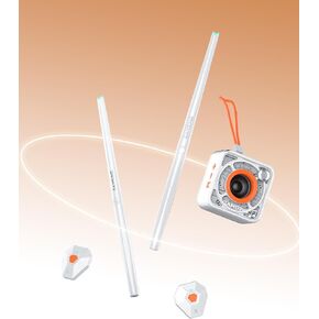 Electronic Drum Set Portable - Quiet Electric Drum Practice Set Air Drumsticks With 3.5mm Input, Drumming App Lessons Games, Storage Bag, Foot Pedal, Lanyard - with Step-by-Step Video Tutorials in Kuwait