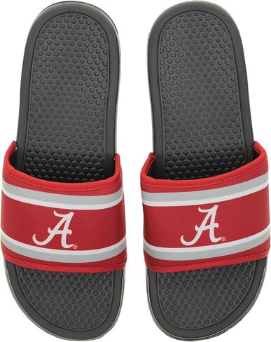 FOCO NCAA Team Printed Slide Sandals – Officially Licensed College Fan Footwear for Comfort & Style in Saudi Arabia