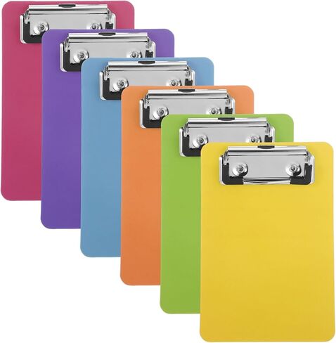 6 أجهزة كمبيوتر محافظة صغيرة ، مصغرات مصطلحات 4 × 6 لتنظيم الأوراق الفضفاضة ، قوائم التسوق ، بطاقات نقاط الجولف (6 ملونة مختلفة) in Kuwait
