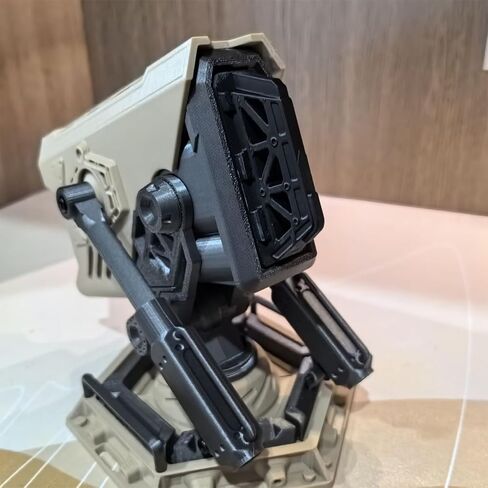 Military Style 3D Printed Pen Holder, Adjustable Desk Organizer with Clicking Lock Mechanism, PETG Material, Purple and Orange (Blue) in Kuwait