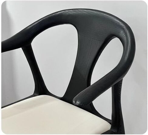 Office Chair Household North American Ash Wood Chinese Chair Simple Dining Chair Mortise and Tenon Modern Scandinavian Restaurant Tea Chair Negotiation Chair Home Office Desk Chairs in Saudi Arabia