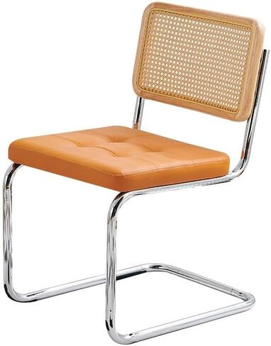Office Chair Scandinavian Woven Rattan Chair Household Dining Table Chair Antique Dining Chair Study Living Room Backrest Chair Home Office Desk Chairs in Saudi Arabia
