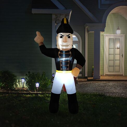 Logo Brands NCAA 7 FT Inflatable Mascot -Powerful 12V Blower & Fast Setup – LED Yard Decoration for Game Day, Tailgates, Holidays – NCAA Team Outdoor Décor in Kuwait