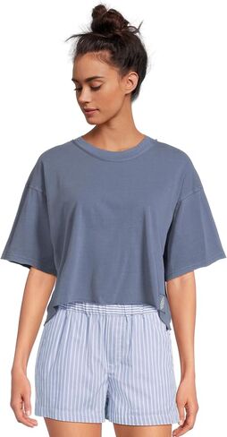 Free People Women's Inspire Tee ISS, White in Saudi Arabia