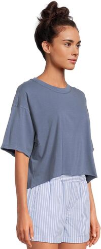 Free People Women's Inspire Tee ISS, White in Saudi Arabia