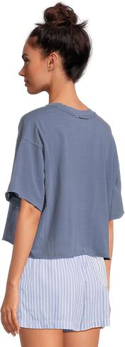 Free People Women's Inspire Tee ISS, White in Saudi Arabia