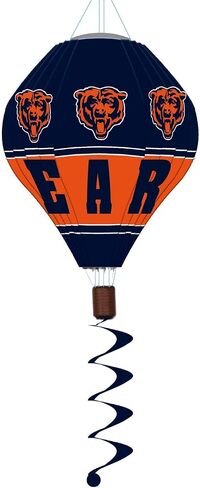 Team Sports America NFL Chicago Bears مذهلة بالون في الهواء الطلق الدوار - 12 "Long x 12" Wide X 55 "High in Saudi Arabia