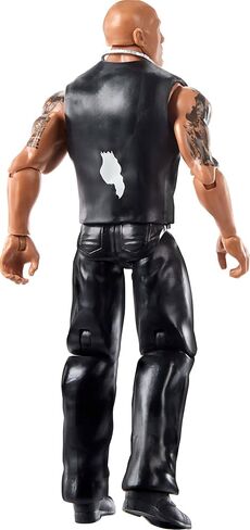 Mattel WWE The Rock Action Figure ، سلسلة الأحداث الرئيسية رقم 156 ، نجمًا قابلاً للتحصيل بحجم 6 بوصات مع 14 نقطة مفصلية وإطلالة تشبه الحياة in Saudi Arabia