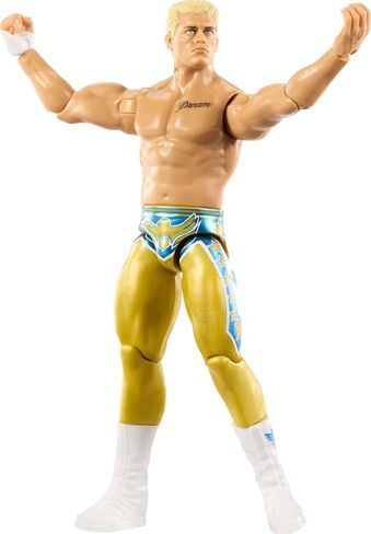 Mattel WWE Cody Rhodes Action Figure, Main Event Series #159, 6-inch Collectible Superstar with 14 Articulation Points & Life-Like Look in Saudi Arabia
