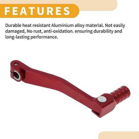 Folding Motorcycle Gear Shifter Lever for Apollo BBR Aluminum Alloy Pedal Shift Lever Arm Titanium Tone in Saudi Arabia