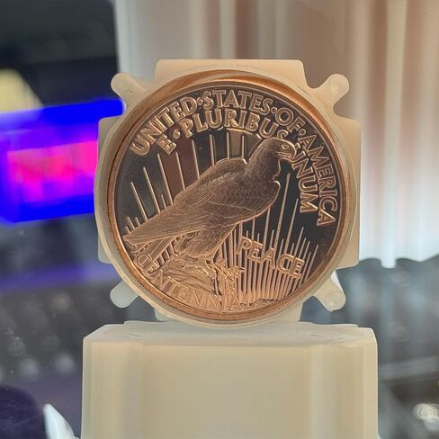 LOT of 100 X 1 oz Copper Peace Dollar 1921 w/Eagle Back LOC BL1 in Saudi Arabia