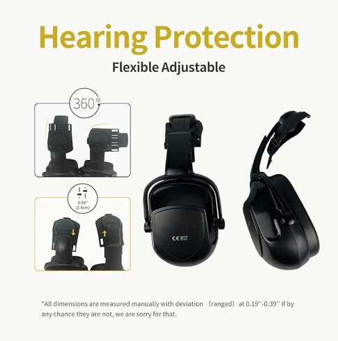 خوذة السلامة الصناعية مع فطائر الأذن القبعة الصلبة مع Visor Vented OSHA المعتمدة من Hardhats أعمال البناء حماية رئيس ANSI/ISEA Z89.1 in Kuwait
