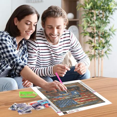 نيونمو الزهور الماس أدوات الطلاء للبالغين المبتدئين DIY 5D فوند فوند فوند فوند مع الماس الدائري ، الحفر الكاملة للفن الماسي للرسوم للحرفية الجدار ديكور 12x16 في in Kuwait