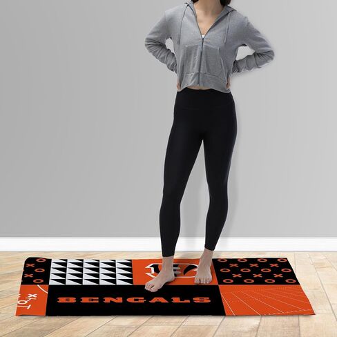 NORTHWEST NFL 3 X 5 Feet Washable Area Living Rug, Cincinnati Bengals in Kuwait
