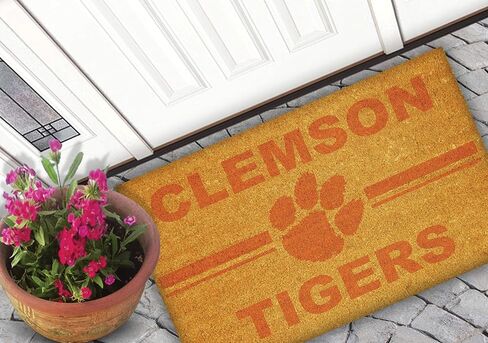 KH Sports Fan Clemson Tigers Logo Team Coir Doormat ، Multi (1063100174) in Kuwait