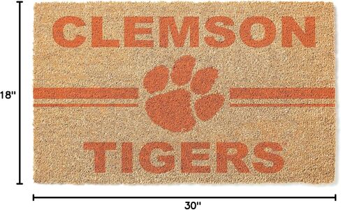 KH Sports Fan Clemson Tigers Logo Team Coir Doormat ، Multi (1063100174) in Kuwait