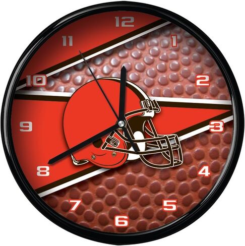 The Memory Company | NFL 12" Round Clock Officially Licensed Team Logo Battery Operated for Home Office Dorm Décor Sports Fan Gift in Saudi Arabia