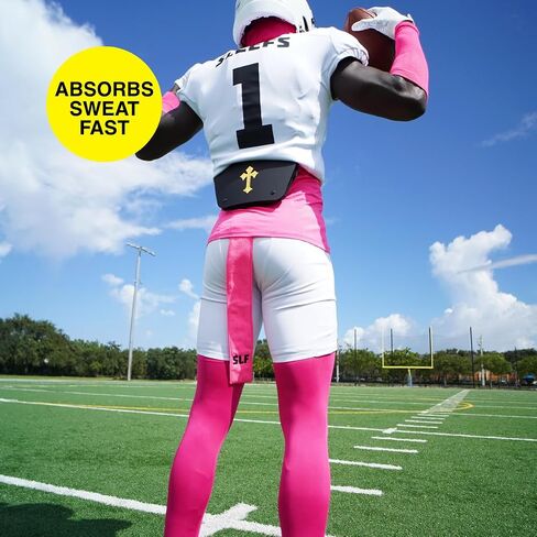 SLEEFS Hue Pink Thin Football Towel with Logo in Kuwait